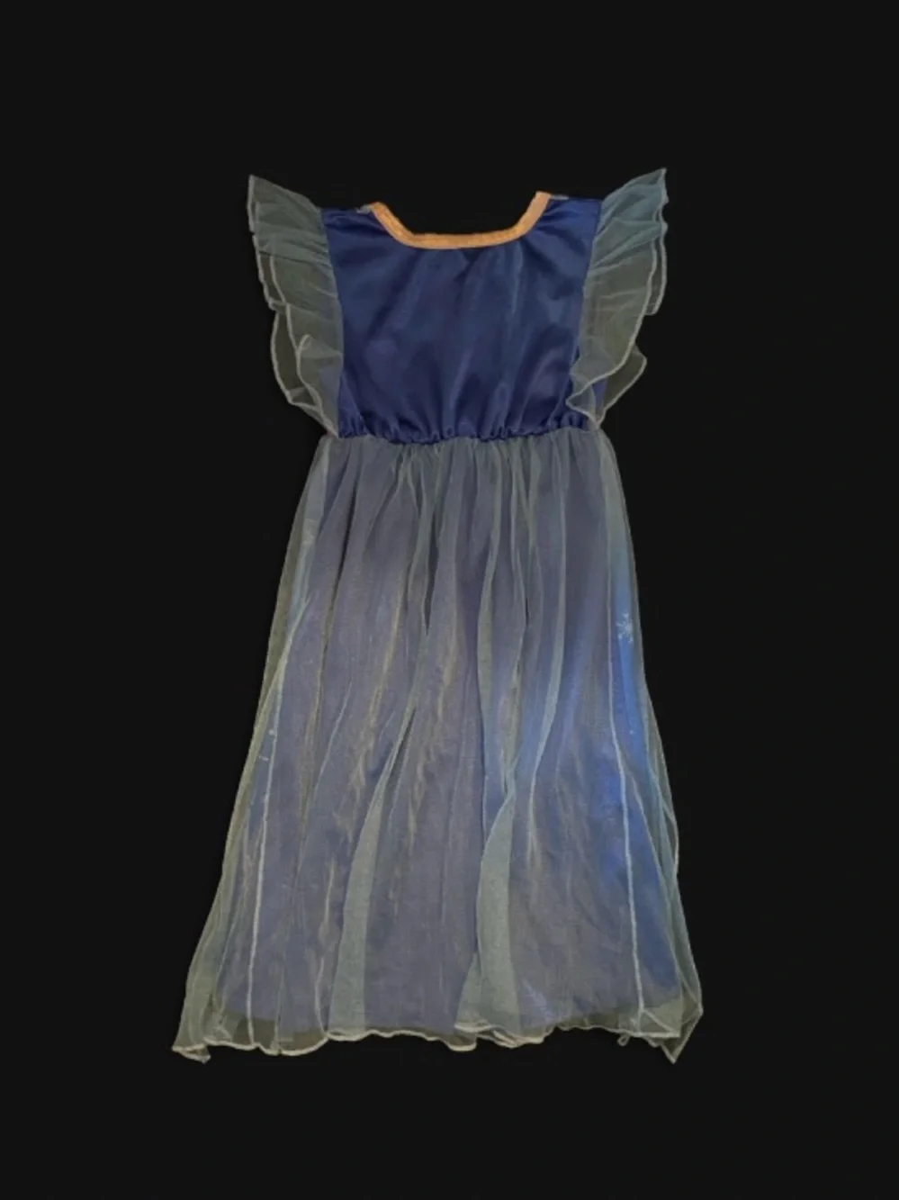 Disney Blue Elsa Snowflake Nightgown Pajama Dress